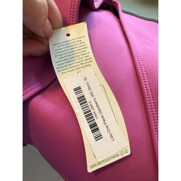 Seea Lido One Piece Size Small Surf Paddle Board Jazzberry NWT Activewear Swimsu - Picture 6 of 12